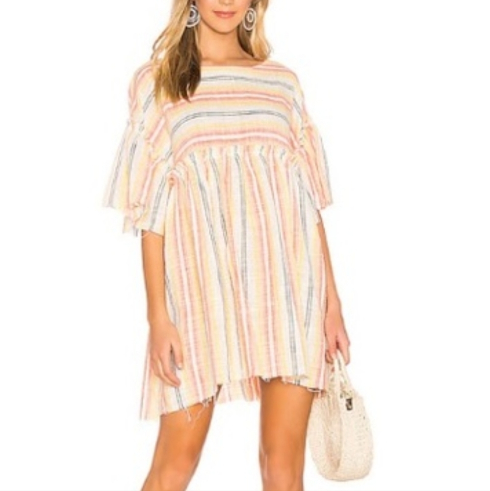 Free People Summer Nights Oversized Mini Dress - Picture 2 of 9
